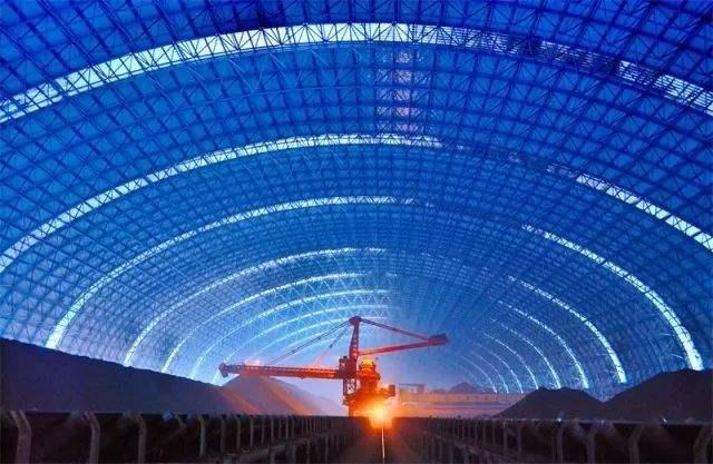 江阴亿优钢构工程师为您解析原料场封闭技术的特点和类型